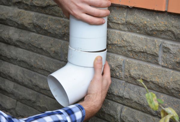 Drainage Downspout Repair in Henderson