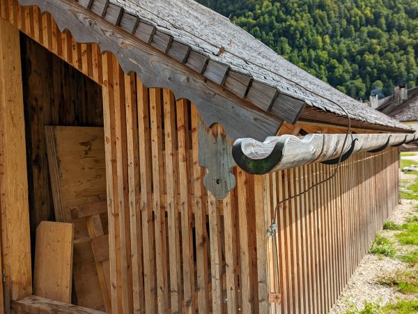Wood Gutter Installation in Henderson
